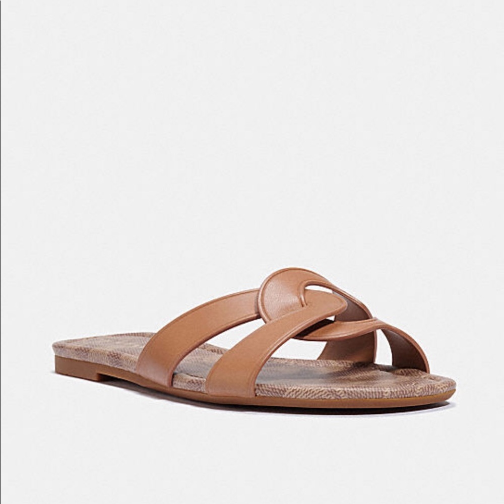 Coach Essie Sandal in Natural - Picture 2 of 7